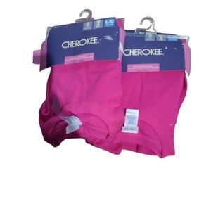 𝅺CHEROKEE girls pink thermal underwear size 10/12